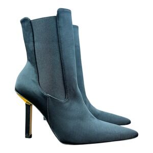 Good American Womens Size 9 Black Neoprene Ankle Boot GA118N-X Black Bootie NEW